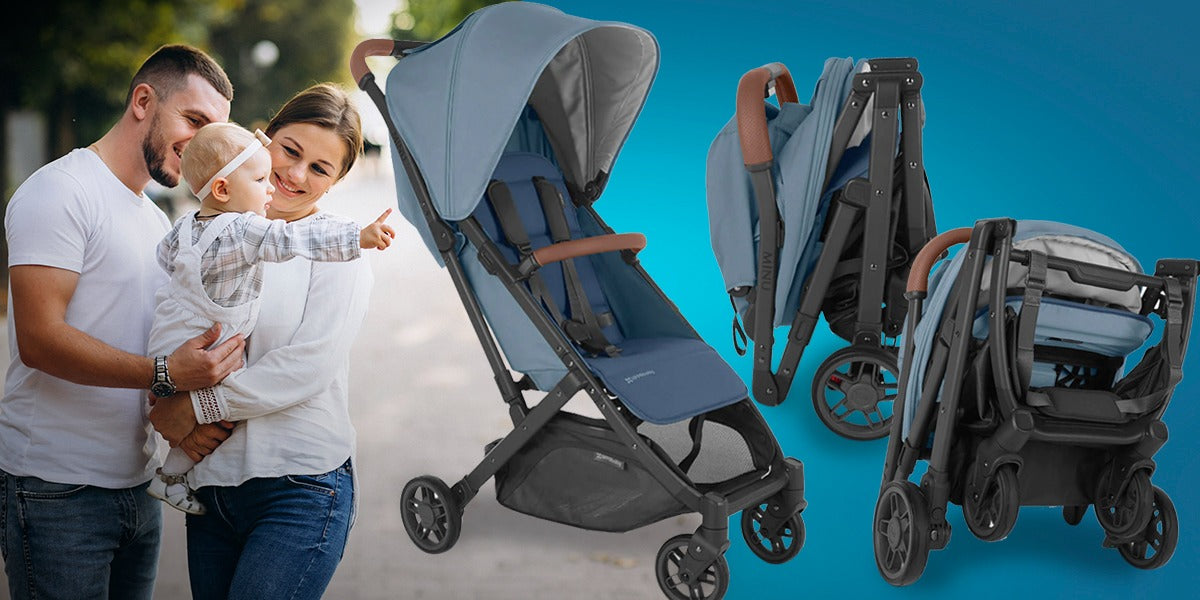 UPPAbaby Minu V2 Stroller: Lightweight Travel Companion with Bumper Bar Included