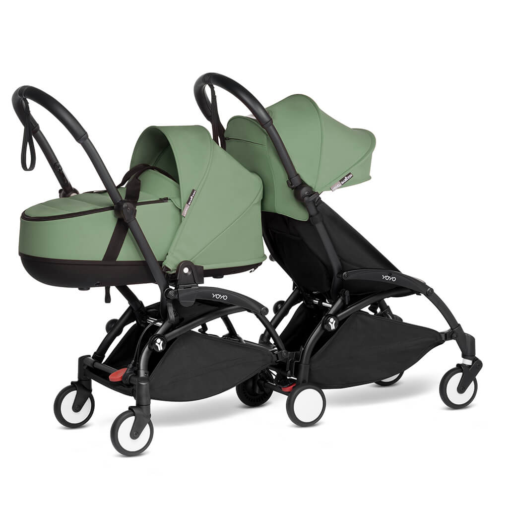 YOYO Connect Stroller Bassinet & 6+ Bundle Black Frame