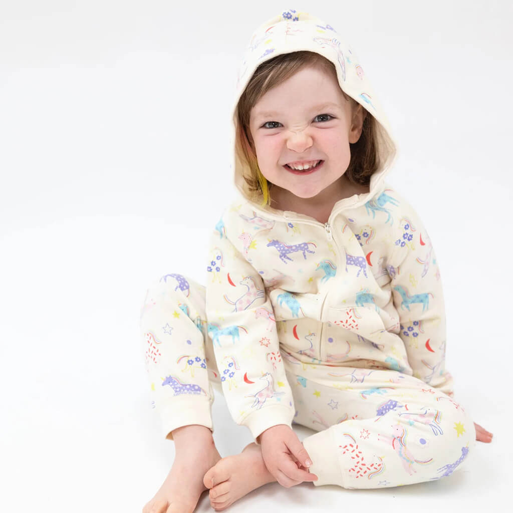 Angel Dear Hoodie and Jogger Set Fun Unicorns