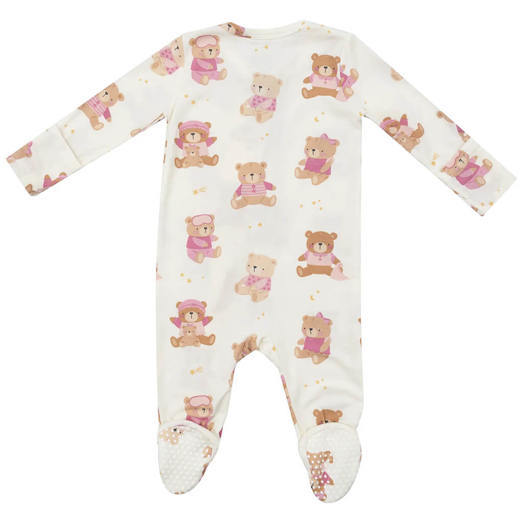 Angel Dear 2-Way Ruffle Zipper Footie Teddy Bears