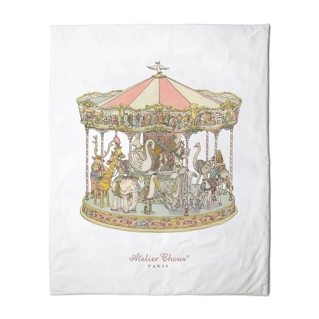 Reversible Quilt - Monceau / Carousel Pink