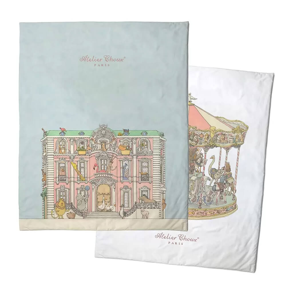 Reversible Quilt - Monceau / Carousel Pink