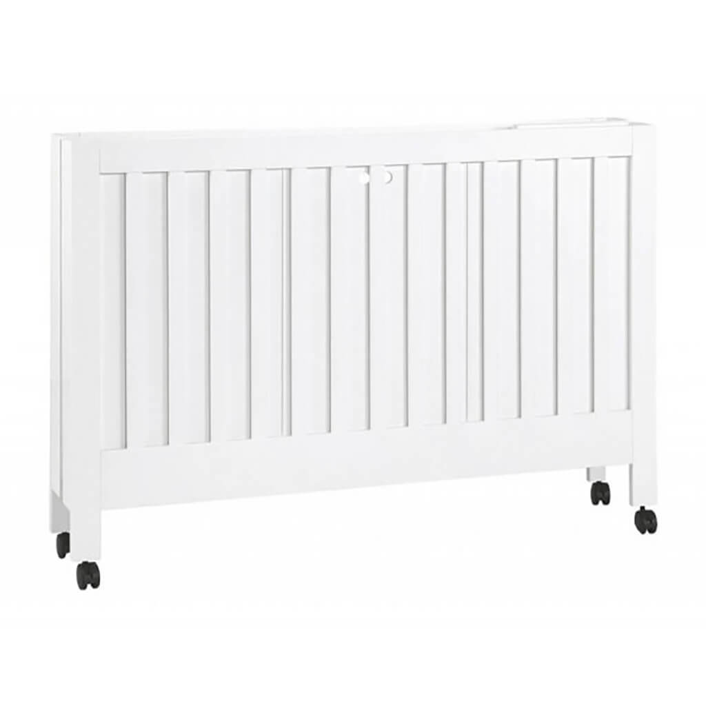 Maki Full Size Portable Folding Crib White