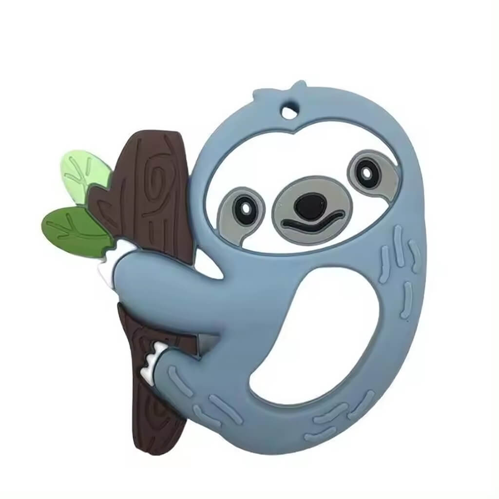 Silicone Teether - Baby Sloth Blue