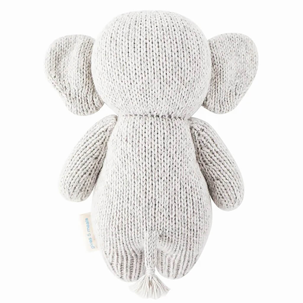 Hand Knit Doll Baby Elephant