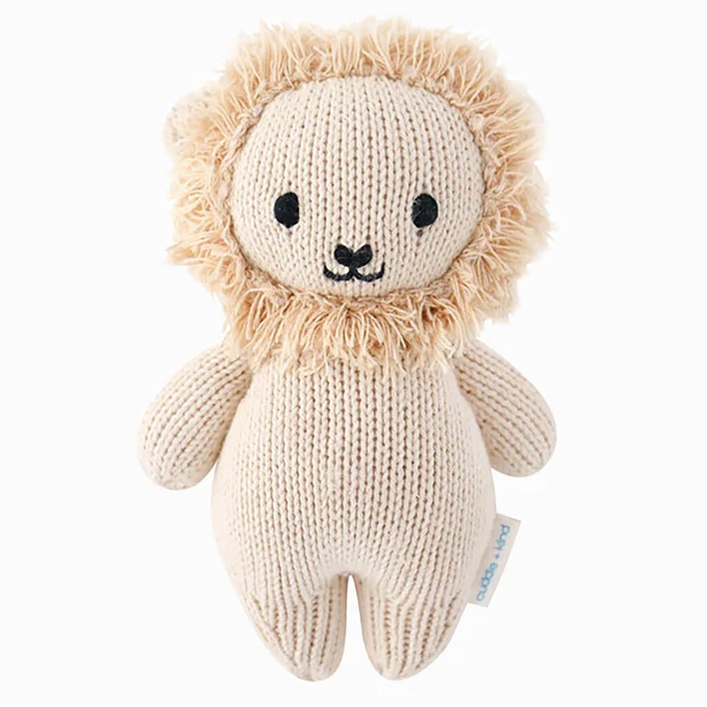 Hand Knit Doll Baby Lion