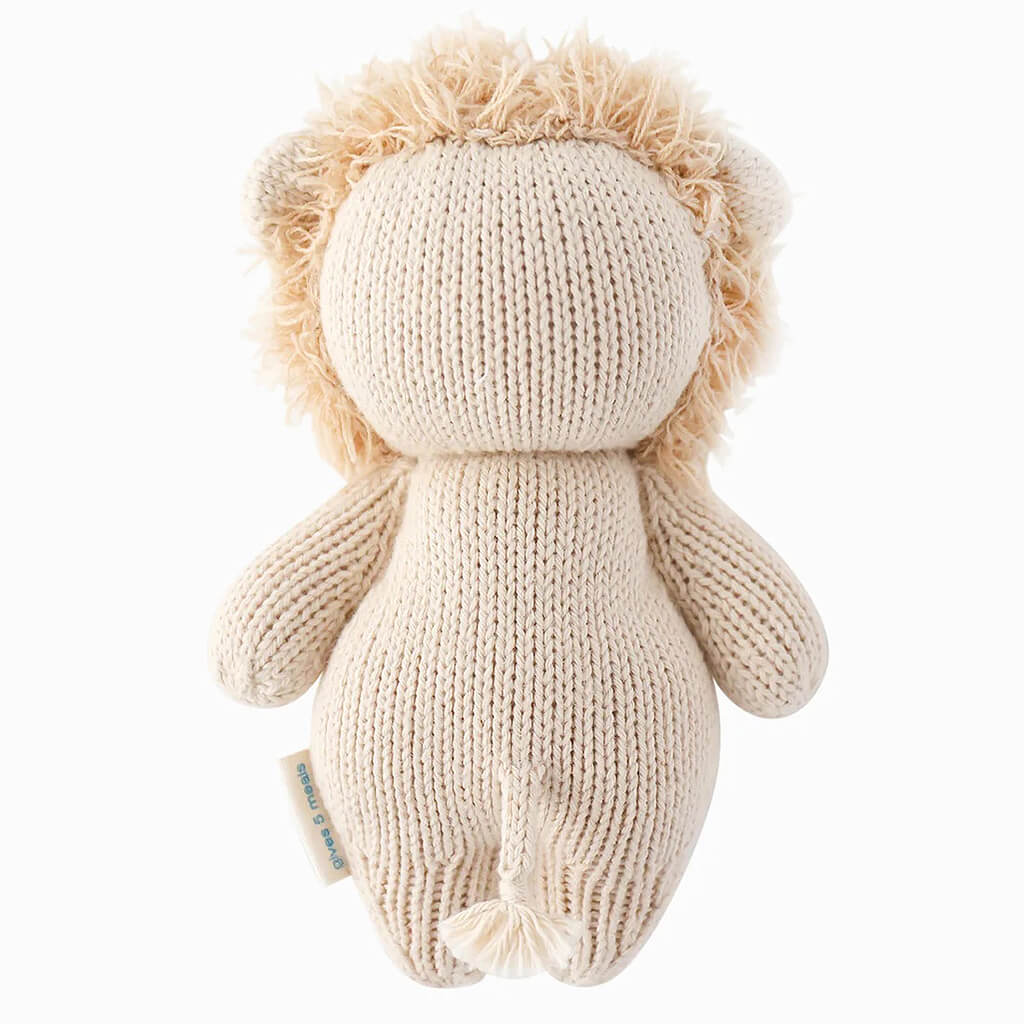 Hand Knit Doll Baby Lion