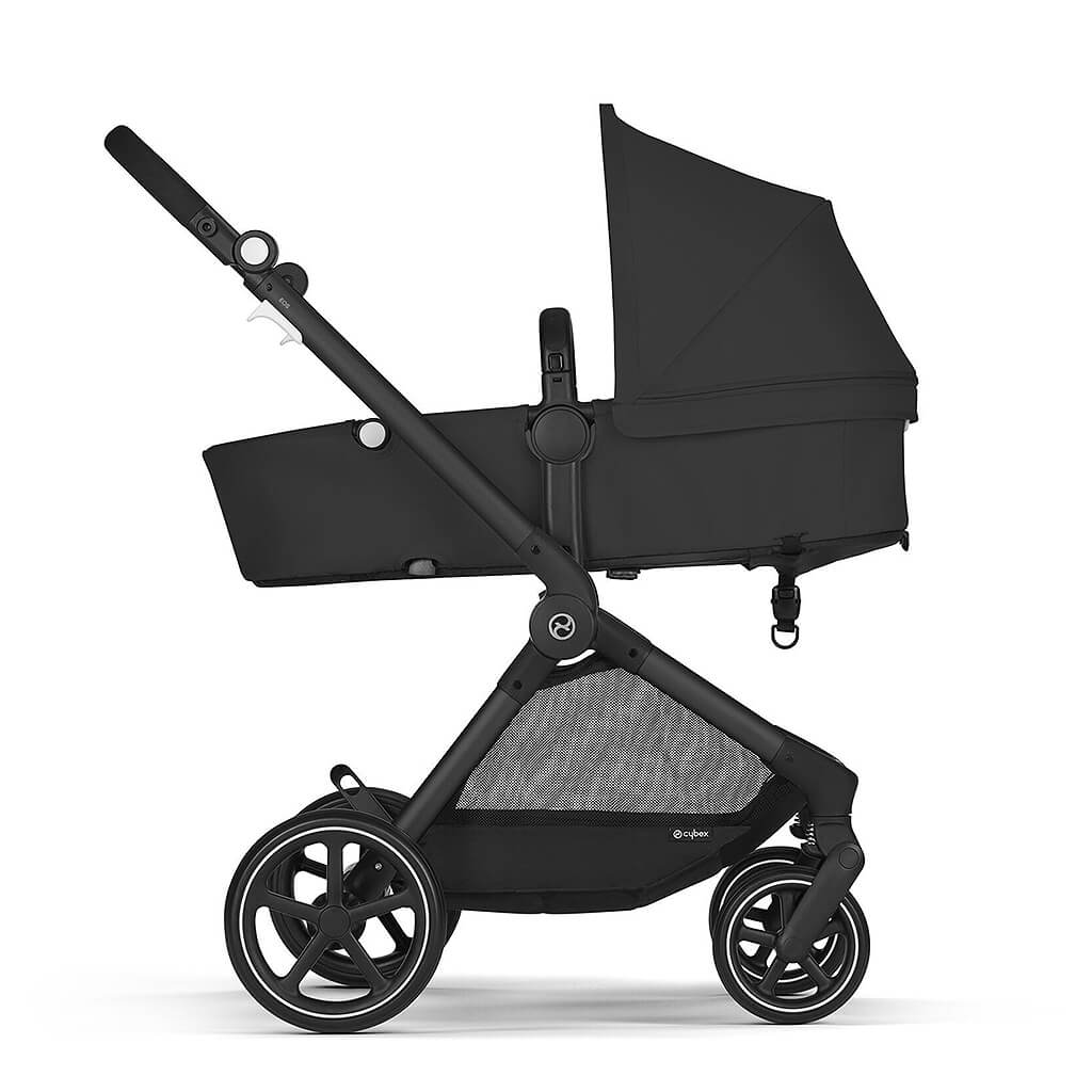 EOS Stroller Black Frame Moon Black Seat