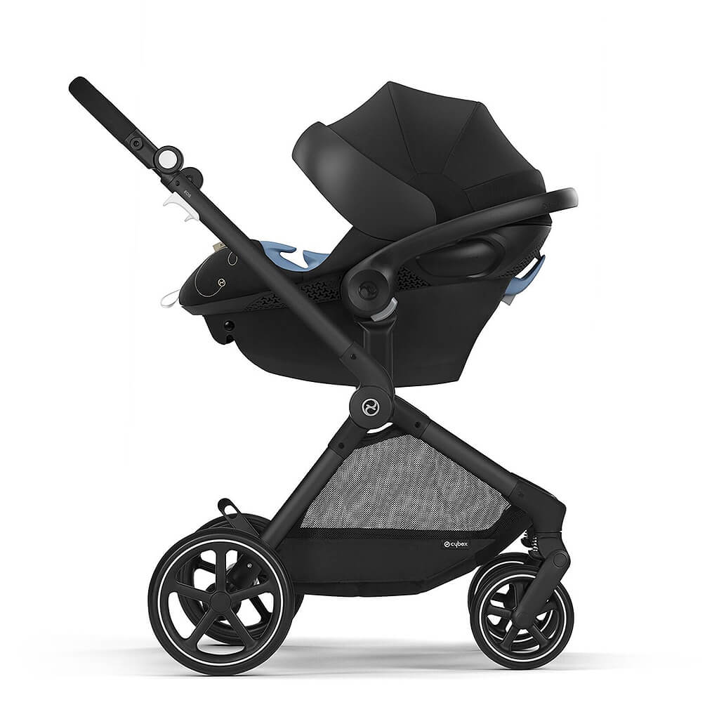 EOS Stroller Black Frame Moon Black Seat