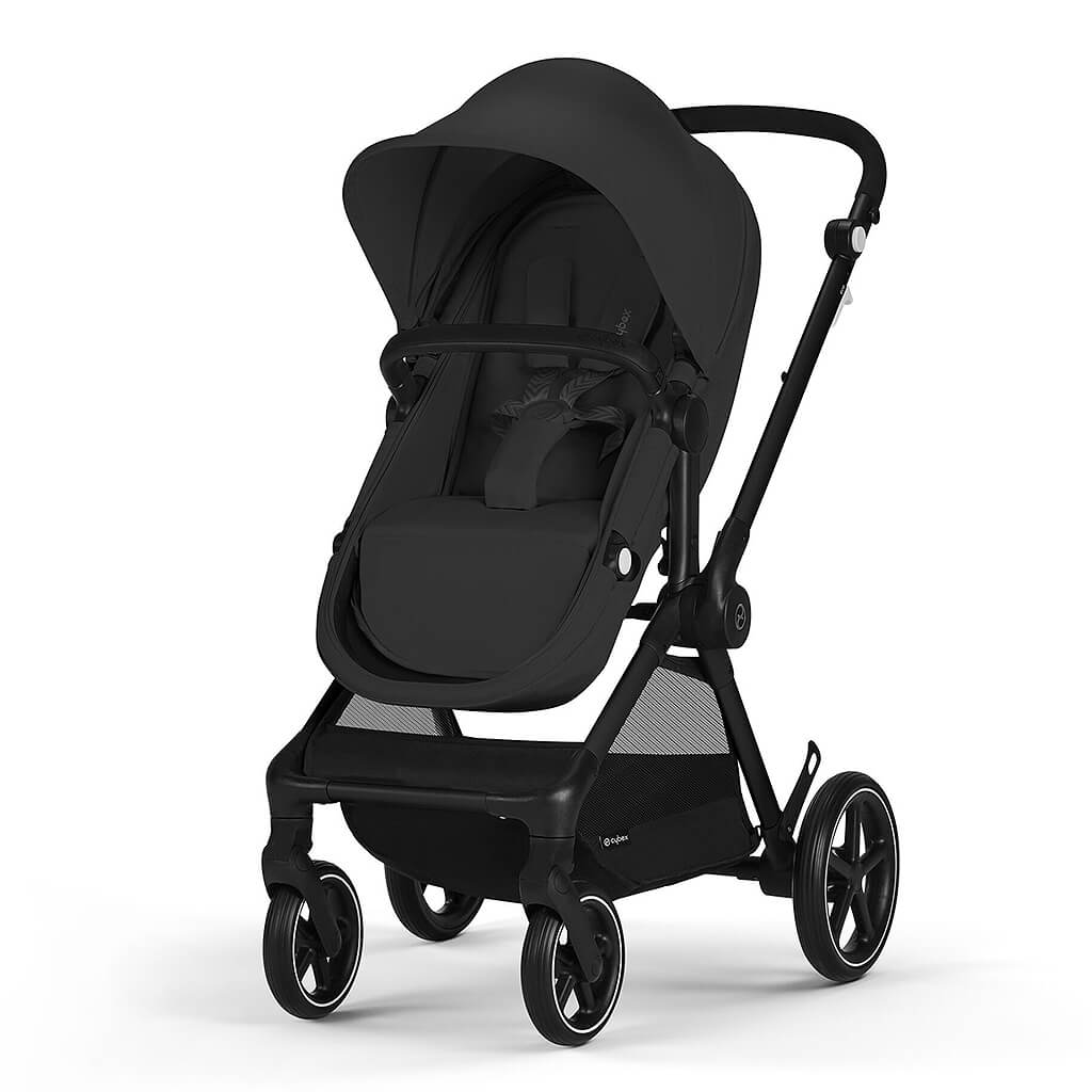 EOS Stroller Black Frame Moon Black Seat