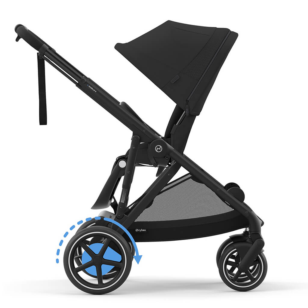 e-Gazelle S Stroller - Black Frame