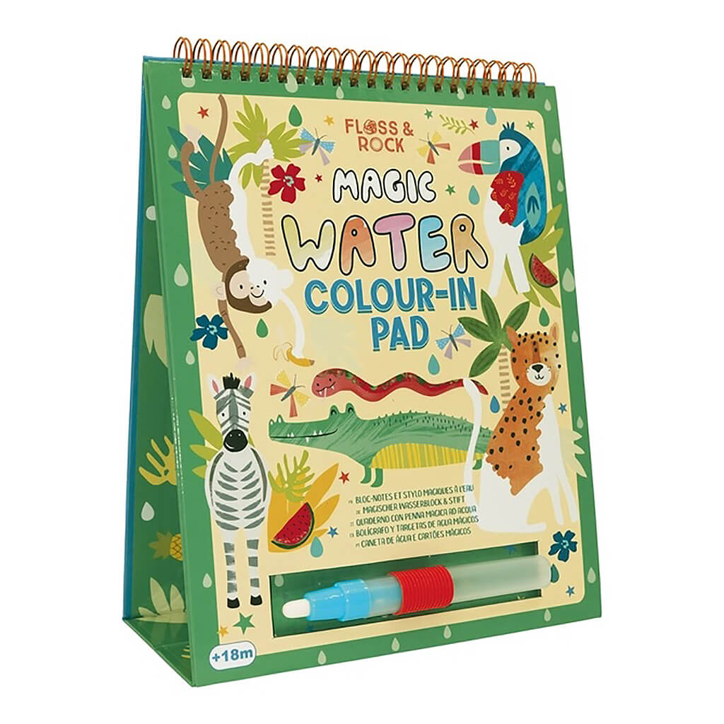 Magic Color Changing Watercard Easel and Pen Jungle