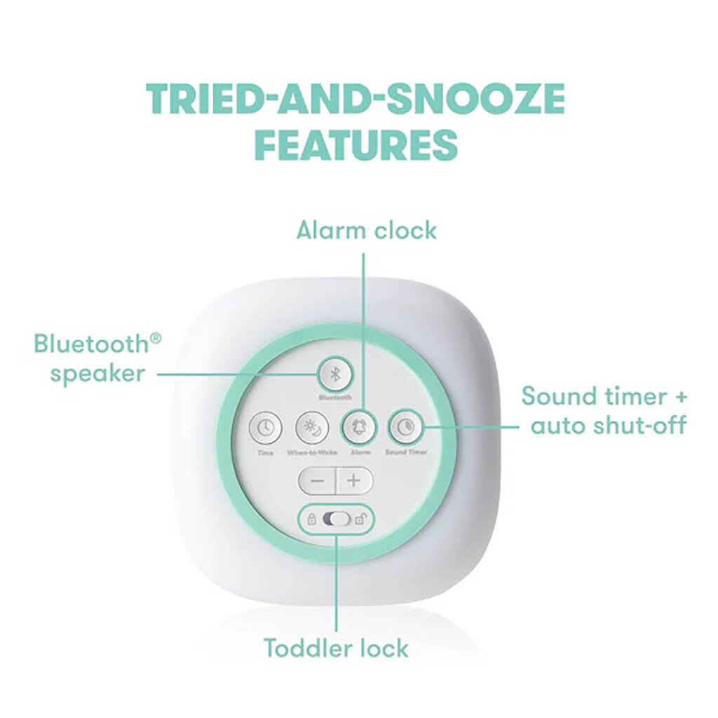 3-In-1 Sound Machine + When-To-Wake Clock + Nightlight