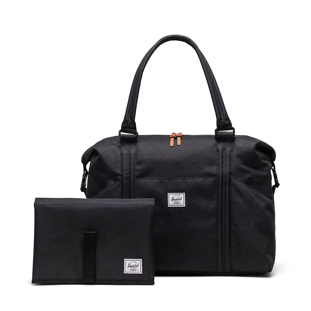 Strand Duffle Diaper Bag Black