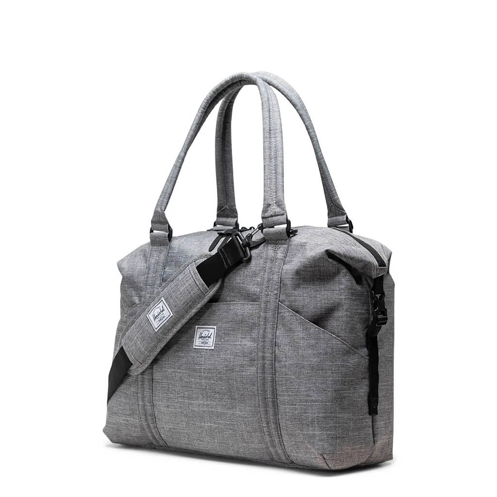 Strand Duffle Diaper Bag Raven Crosshatch