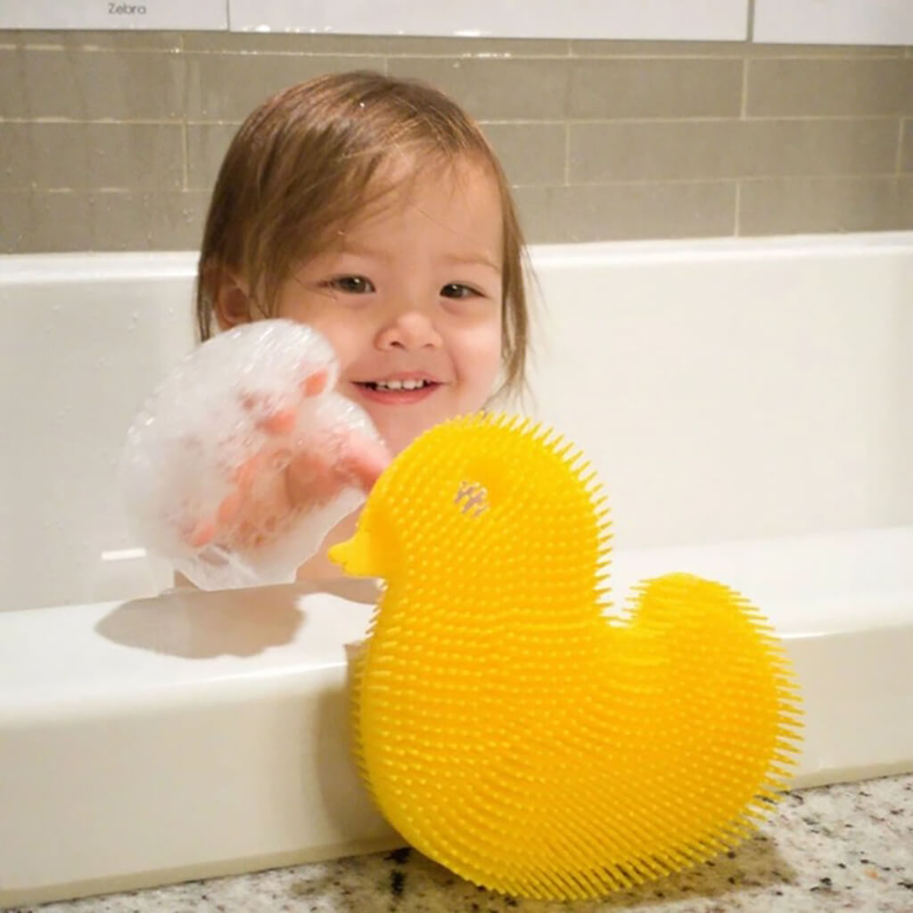 Silicone Duck Bath Scrub