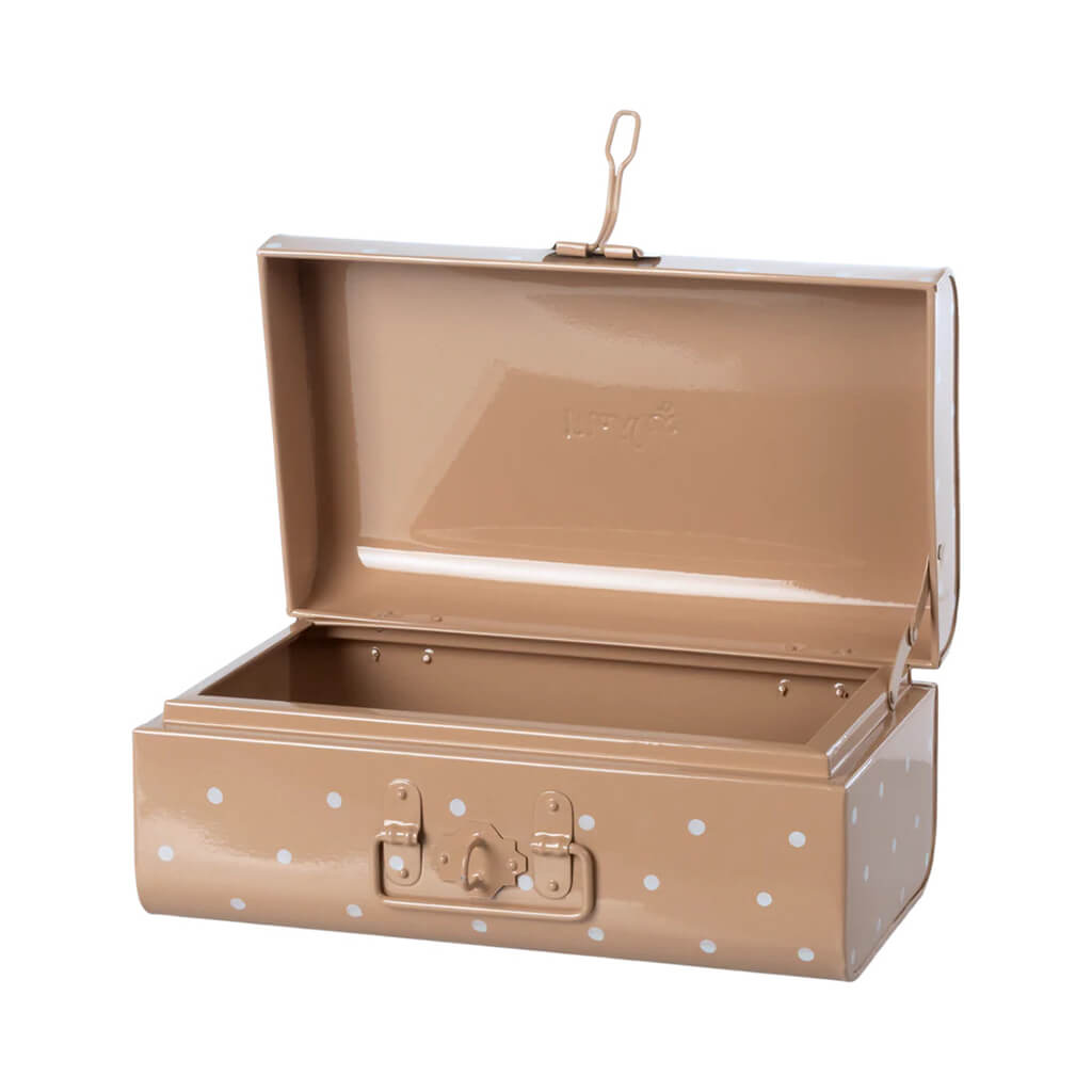 Storage Suitcase Small - Rose With Dots