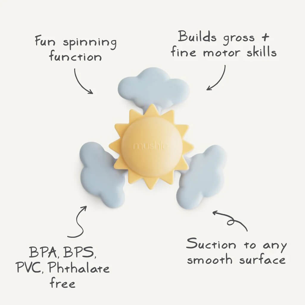 Suction Spinner Toy  Sunshine