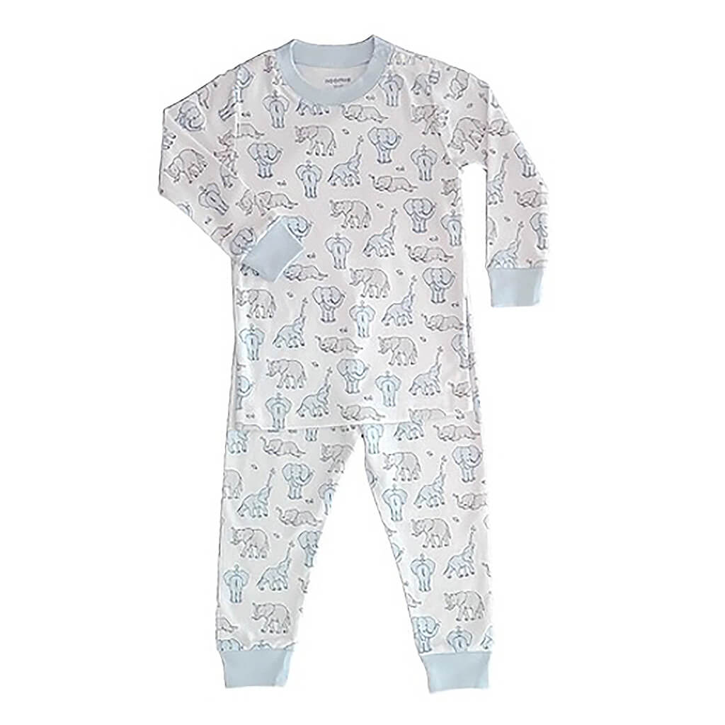 2 Piece Pajamas Elephants