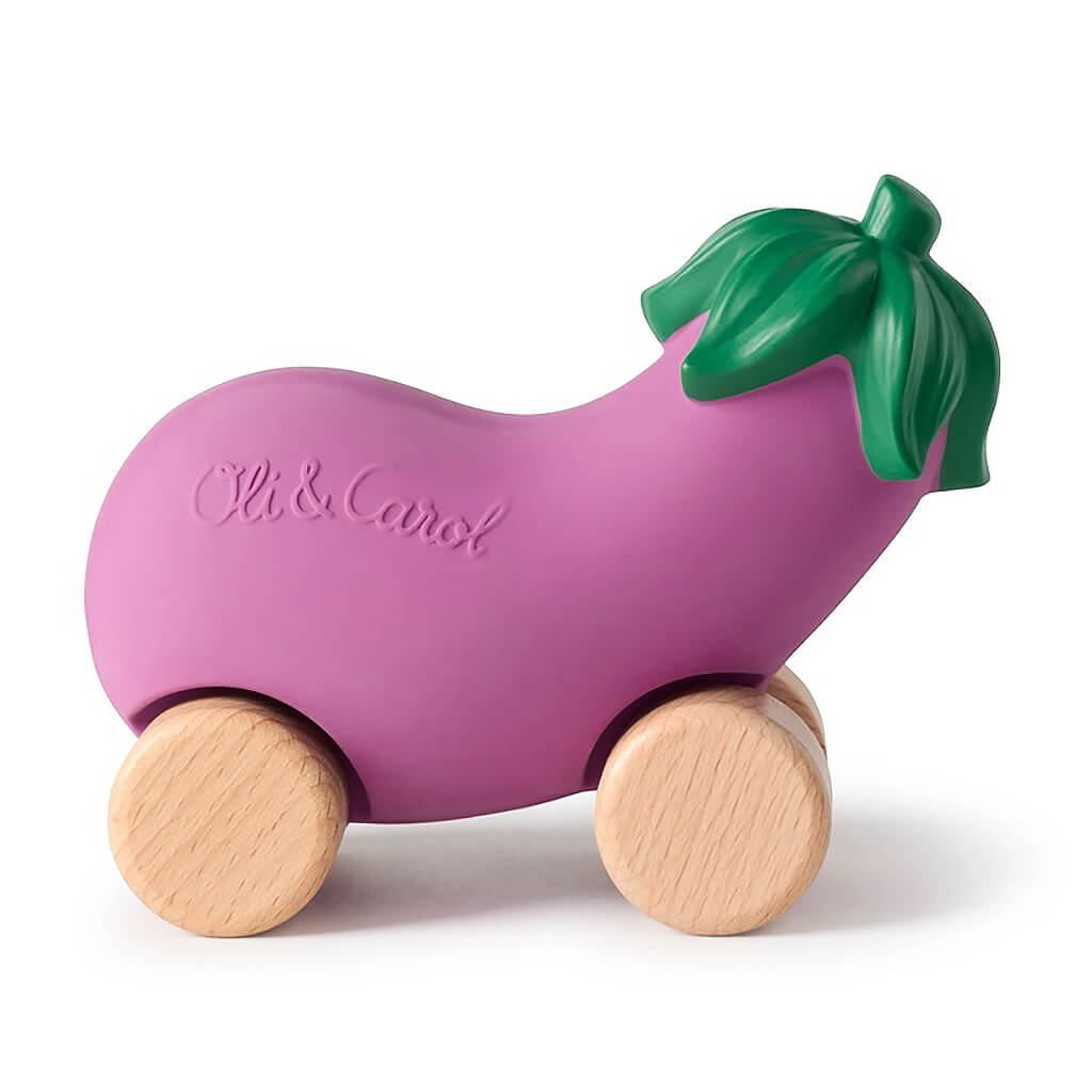 Emma the Eggplant Baby Car