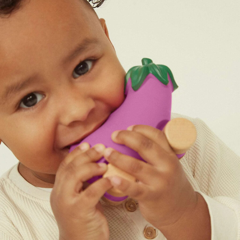 Emma the Eggplant Baby Car