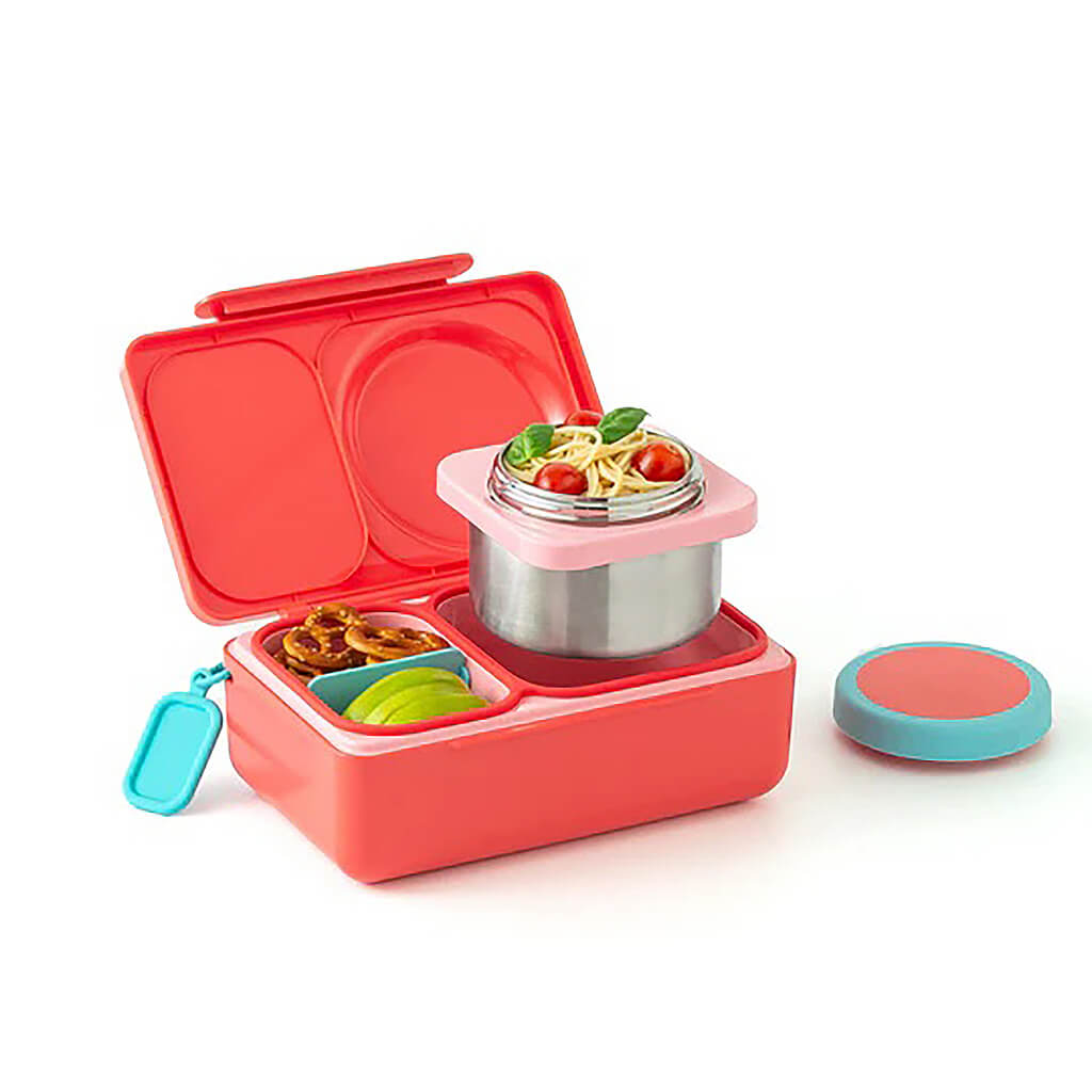 OmieBox UP Insulated Hot & Cold Bento Box Cherry Pink