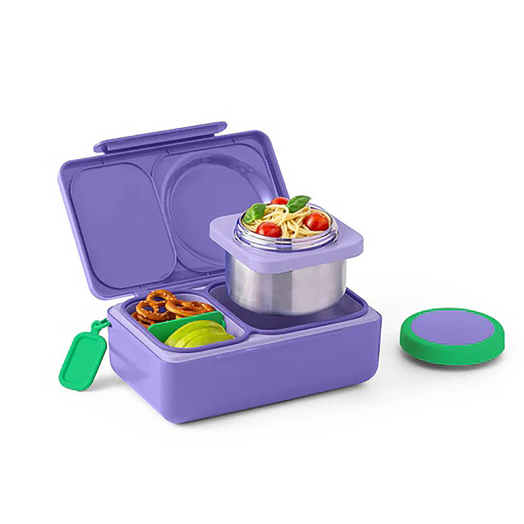 OmieBox UP Insulated Hot & Cold Bento Box Galaxy Purple