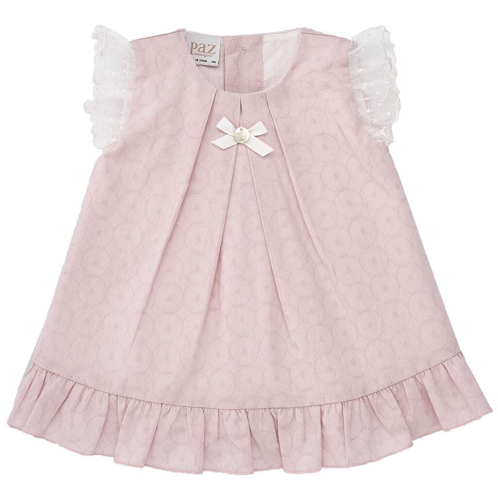 Paz Rodriguez Woven Newborn Dress Mecer