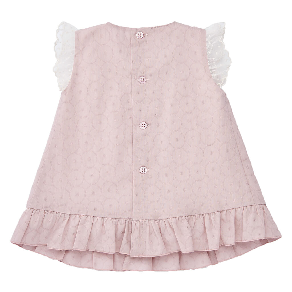 Paz Rodriguez Woven Newborn Dress Mecer