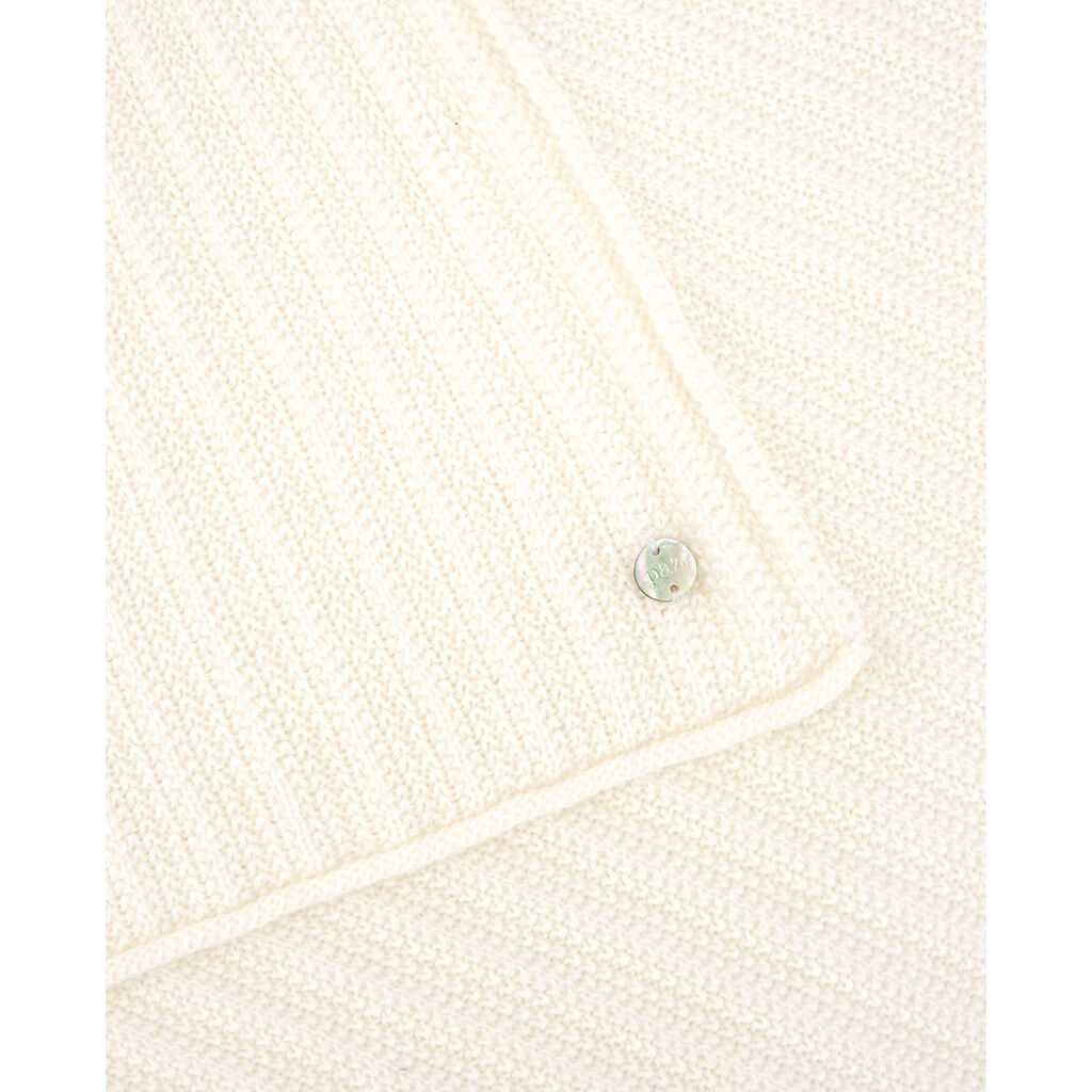 Knit Blanket Peter Pan Cream