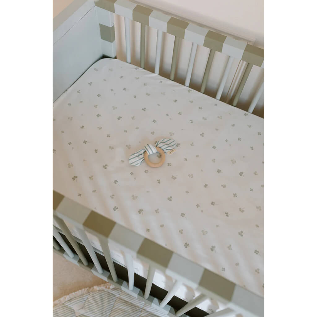 Petite Pehr Crib Sheet Clover