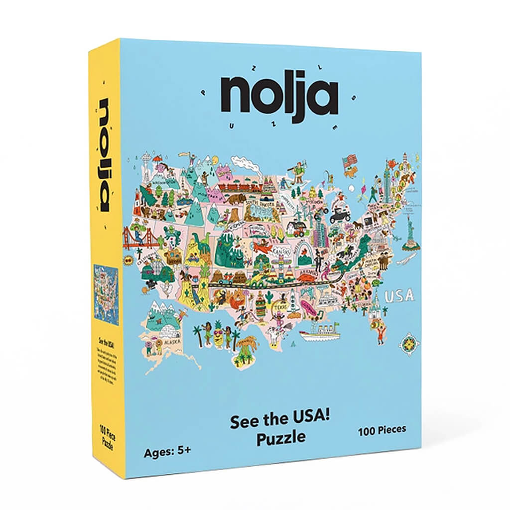 See the USA! Puzzle - 100 Large Pieces