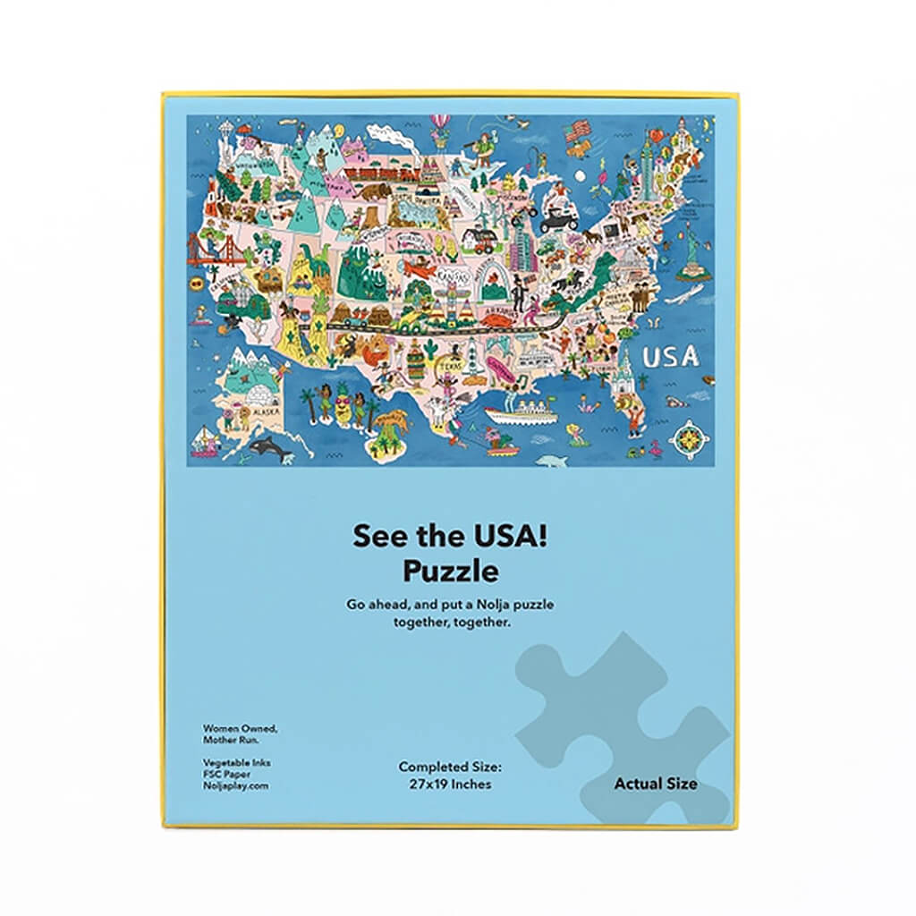 See the USA! Puzzle - 100 Large Pieces