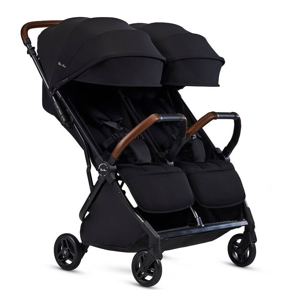 Jet Double Stroller Black