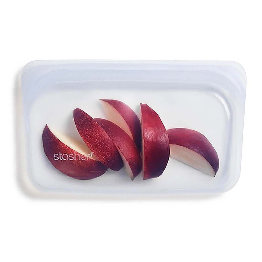 Reusable Silicone Snack Bag Clear