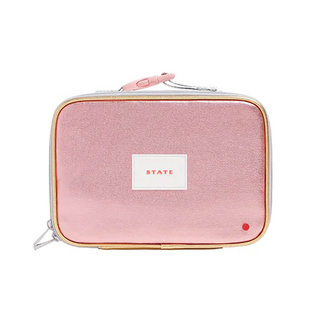 Rodgers Lunch Box Pink/Silver