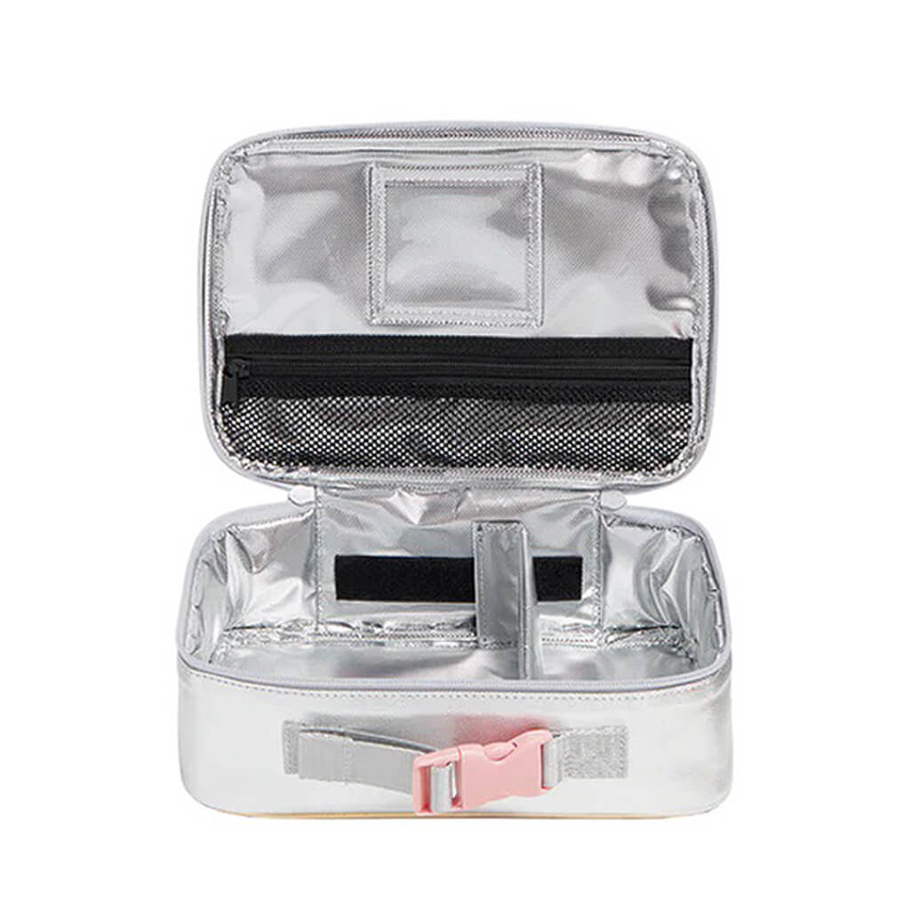 Rodgers Lunch Box Pink/Silver