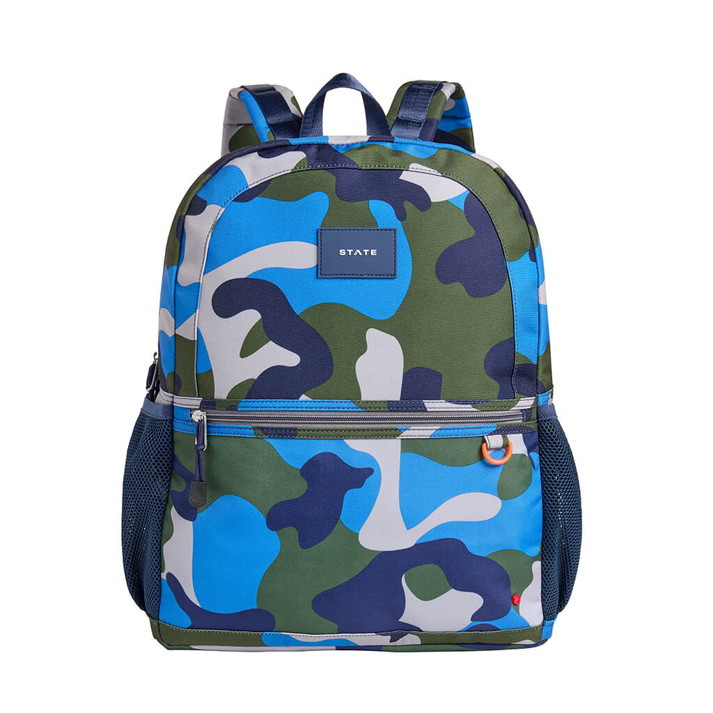 Kane Double Pocket Large Backpack - Travel Camo