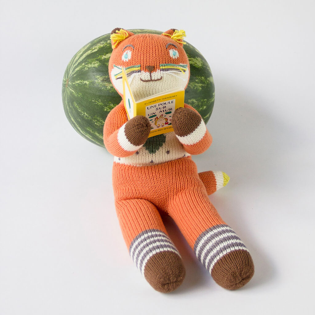 BlaBla Knitted Doll Socks The Fox