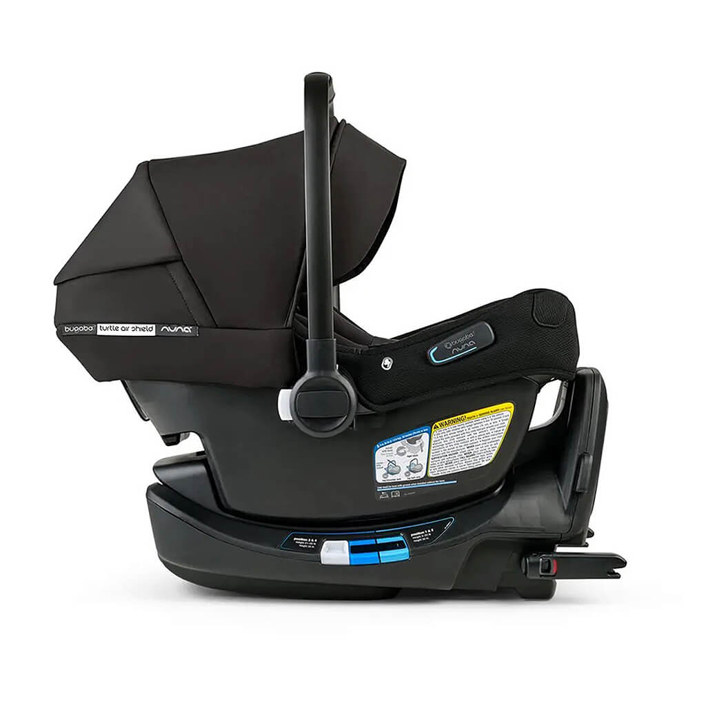 Turtle Air Shield by Nuna Car Seat + Base Black