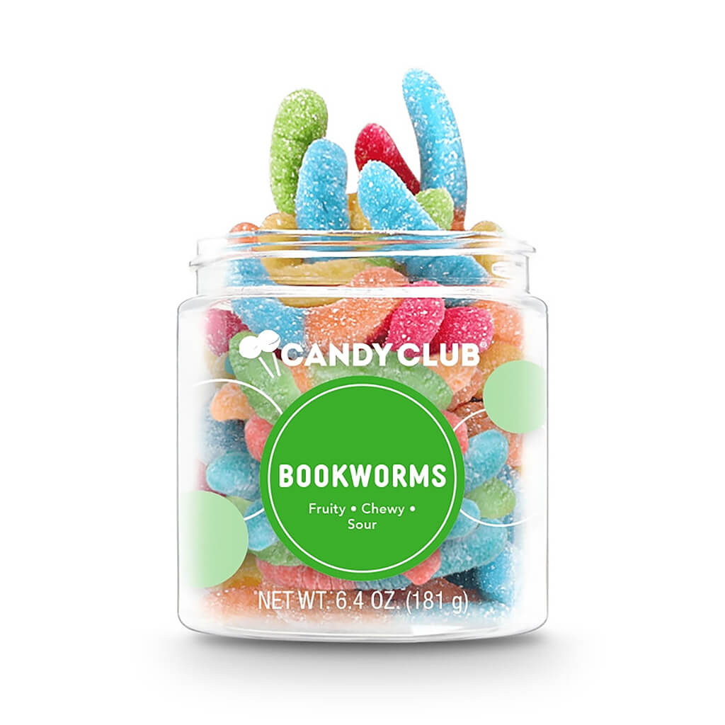 Candy Club Sour Gummy Bookworms