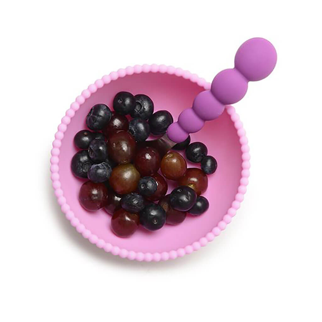 Silicone Suction Bowls Set Pink/Purple