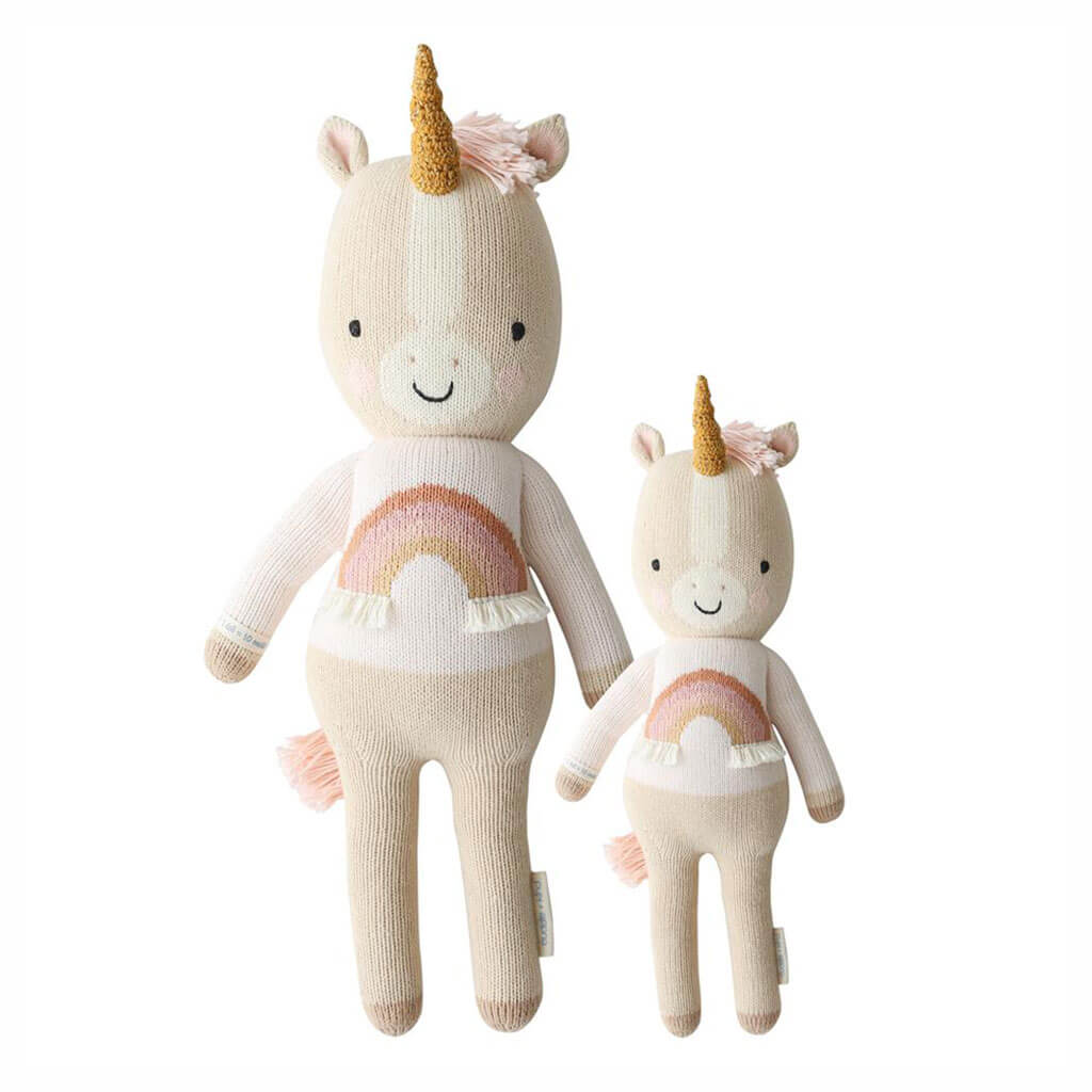 Cuddle + Kind Hand-Knit Doll Zara The Unicorn