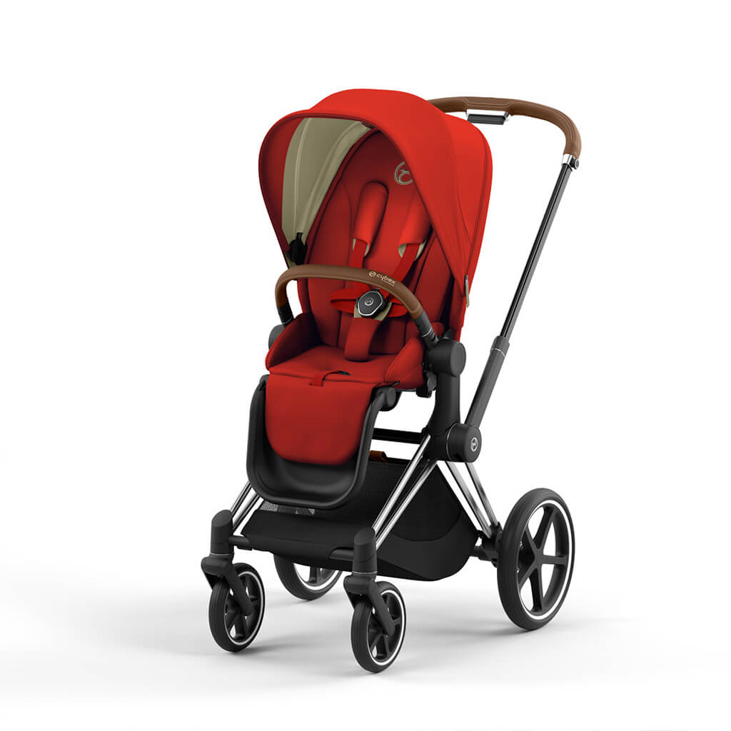 Color_Autumn Gold | Cybex Priam 4 Complete Stroller Chrome/Brown | NINI and LOLI