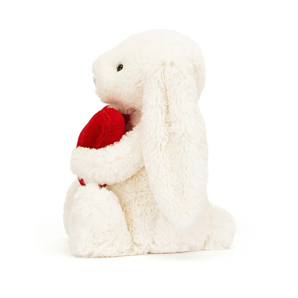 Jellycat Bashful Bunny Red Love Heart