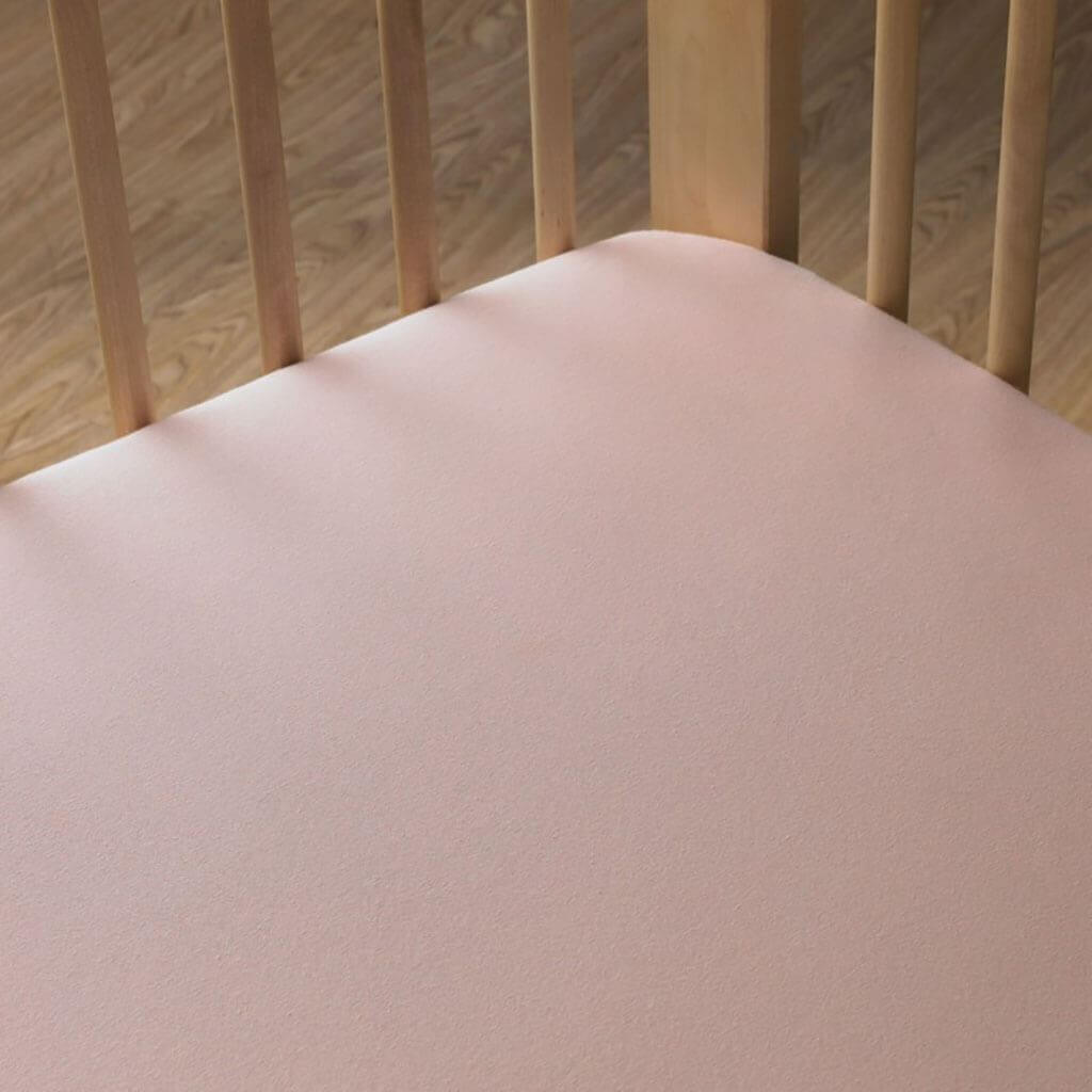 Crib Fitted Sheet Pink