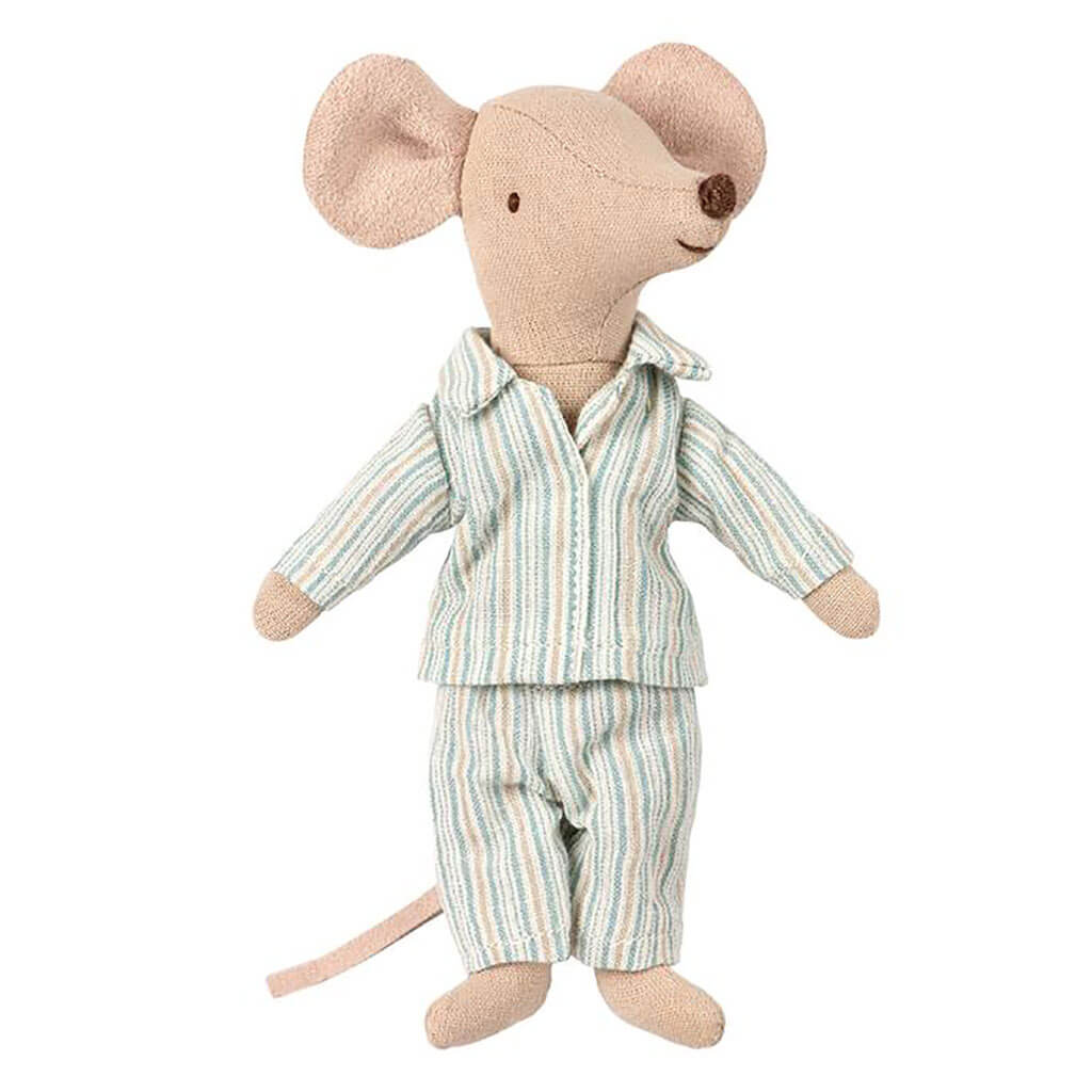 Maileg Big Brother Mouse In Box Doll Pajamas