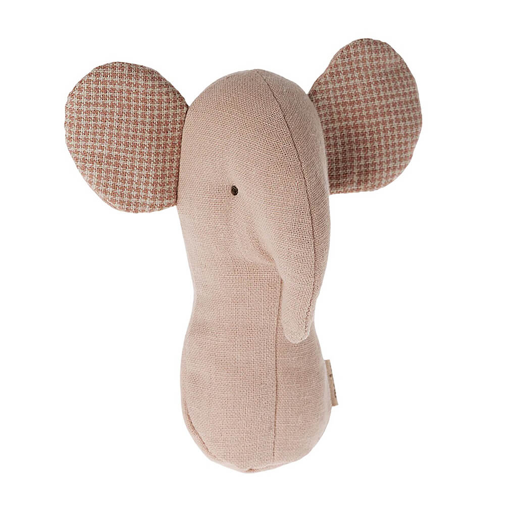 Maileg Lullaby Elephant Rattle Rose