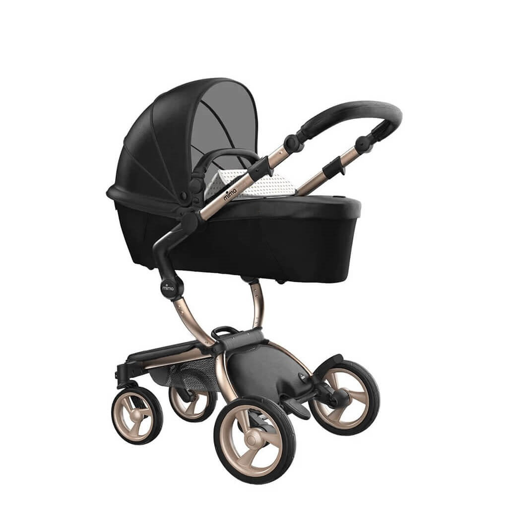 Mima Xari Complete Stroller Champagne/Black/Sandy Beige