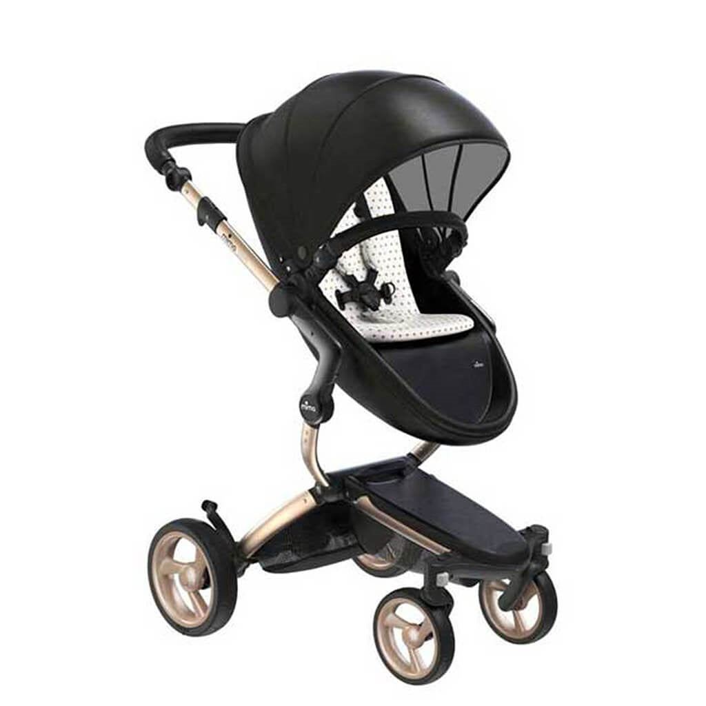 Mima Xari Complete Stroller Champagne/Black/Sandy Beige